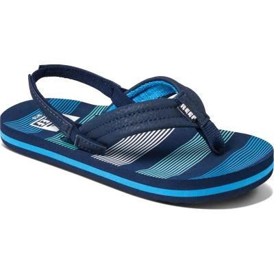 Afbeelding van Little Ahi Slippers Junior Deep Sea Stripes 200 5 6 Blauw