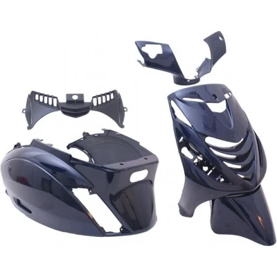 Afbeelding van Plaatset 5 delig Edge voor Piaggio Zip SP vanaf bouwjaar 2000 blauw metallic