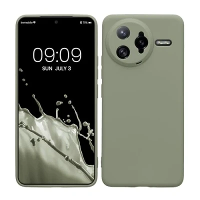 Afbeelding van kwmobile telefoonhoesje geschikt voor Xiaomi Poco F7 Ultra Hoesje smartphone Precisie camera uitsnede In grijsgroen