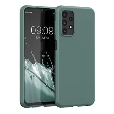 Afbeelding van kwmobile telefoonhoesje geschikt voor Samsung Galaxy A23 4G / 5G Hoesje smartphone Back cover in blauwgroen