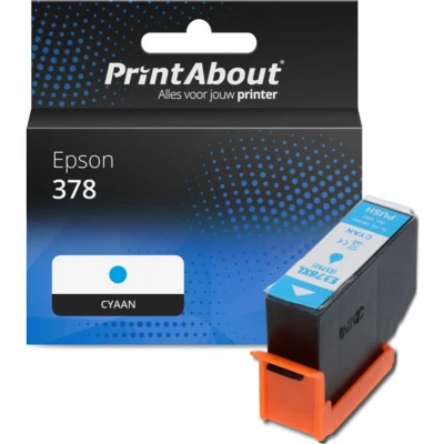 Afbeelding van Huismerk Epson 378 (C13T37824010) Inktcartridge Cyaan