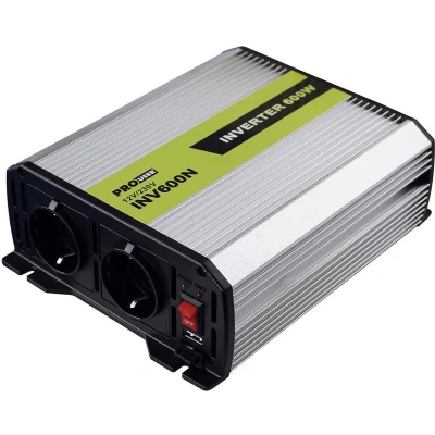 Afbeelding van ProUser INV600N Omvormer 600 W 12 V/DC 230 V/AC, 5