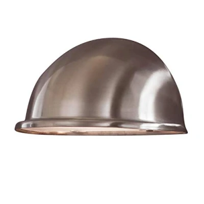 Afbeelding van Konstsmide Torino Wandlamp kwartrond flush klein 230V E14 RVS
