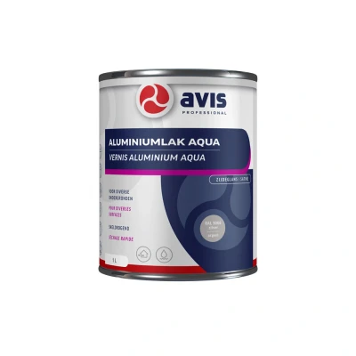Afbeelding van Avis Aluminiumlak Aqua Ral 9006 Zilver 1 liter