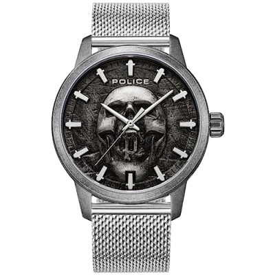 Afbeelding van Police RAHO Horloge, Heren, Maat: One Size, Silberfarben