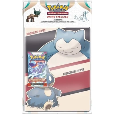Afbeelding van Pokémon Portfolio + Booster Pack Paldea evoluties (EV02) Willekeurig model Bordspellen Kaartspellen Verzamelkaarten Franse versie