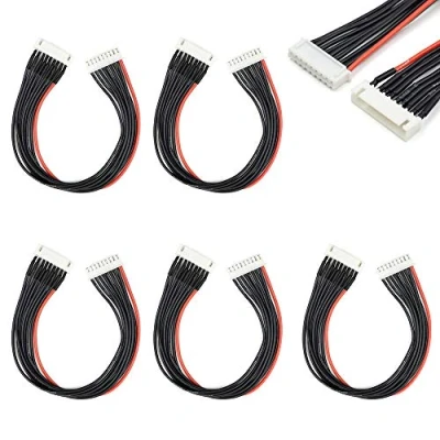 Afbeelding van 5 stuks JST XH 8S 9 polige 200 mm verlengkabel voor LiPo 22 AWG siliconen batterij (8S)