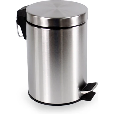 Afbeelding van Afvalbak BRASQ pedaalemmer 3 liter RVS