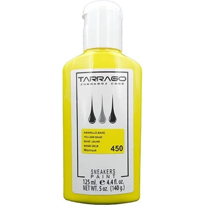 Afbeelding van Tarrago Leerverf 125ml CMYK Geel #450 Voor glad leer, synthetisch leer en canvas