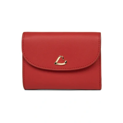 Afbeelding van Portemonnee Lancaster Paris City Philos leer Rood