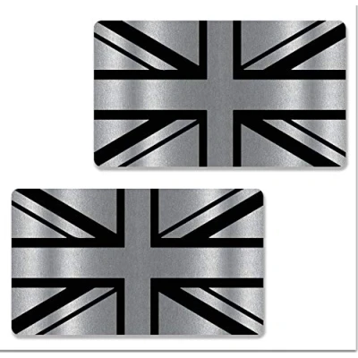Afbeelding van Biomar Labs Set van 2 vinylstickers Engelse vlag Groot Brittannië Voor auto, motorfiets, fiets, raam, Tuning B 257