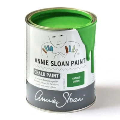 Afbeelding van Annie Sloan heldergroene krijtverf Antibes Green 1 Liter / Groen