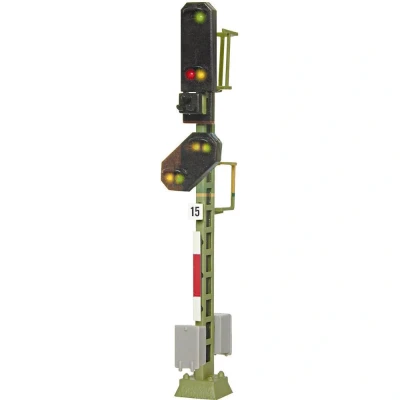 Afbeelding van Viessmann Modelltechnik 4415 N Lichtsein Met voorsein Inrijsein Kant en klaar model DB