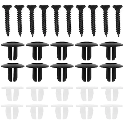 Afbeelding van the Lord of Tools 20 stuks bevestigingssets voor sierpanelen geschikt VW T4 T5 T6 auto interieurbekleding kunststof dashboardbevestigingsclips