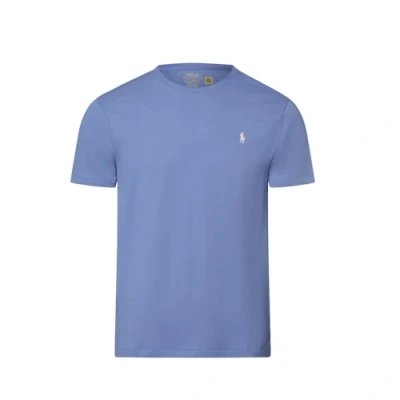Afbeelding van Ralph Lauren Custom Slim Fit gebreid T shirt, Blauw, XL