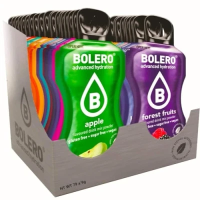Afbeelding van Bolero Instant limonade zakjes Proefpakket 79 smaken (suikervrij/stevia)