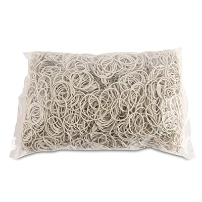 Afbeelding van OFFICER PRODUCTS Diameter elastieken: 30 mm, kleur: wit, gewicht: 1000 g, 1 kg, huishoudelijk rubber, 60% voor thuis, kantoor, school, 18103019 14