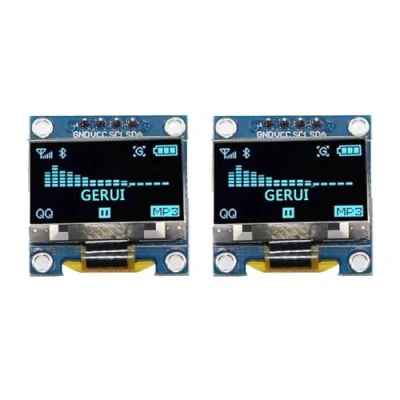 Afbeelding van 2 stuks 1,3 inch IIC I2C serie 128 x 64 SSH1106 OLED LCD module voor Arduino AVR PIC STM32 blauw schrijven