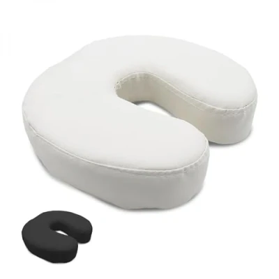 Image de Coussin, têtière 29,5 x 28 7 cm à scratch pour table de massage Noir