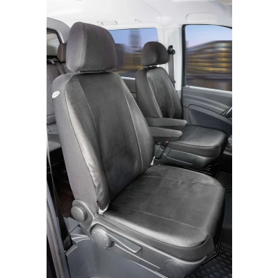 Afbeelding van WALSER 11505 Stoelhoes Zwart Kunstleer Voor MERCEDES BENZ: Vito Minibus, Mixto