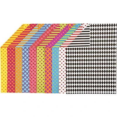 Image de Creotime patron carton 21 x 29,7 cm 20 pièces multicolore
