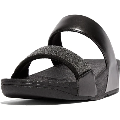 Afbeelding van FitFlop Lulu Opul Slides ZWART Maat 38