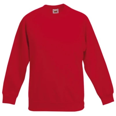 Afbeelding van Fruit of the Loom Sweatshirt uniseks, Rood