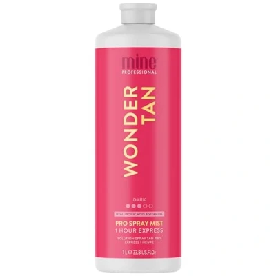 Afbeelding van MineTan Wonder Tan Premium bruiningsoplossing in spray, verjongende voor de huid verrijkt met hyaluronzuur + voedende vitaminen