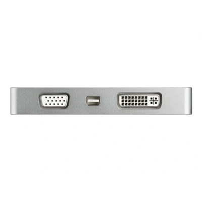 Image de StarTech.com Adaptateur de voyage audio/vidéo 4 en 1 USB Type C vers VGA, DVI, HDMI ou Mini DP 4K convertisseur vidéo