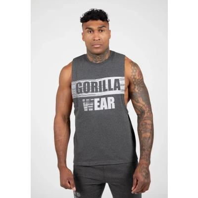 Afbeelding van Gorilla Wear Lopez Drop Armhole Tank Top Donkergrijs 2XL