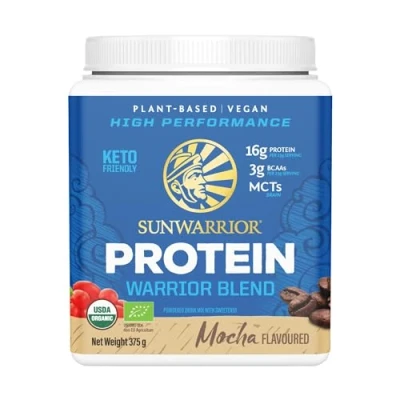 Afbeelding van Sunwarrior Warrior Blend Biologische Proteïne Mokka 375 Gram