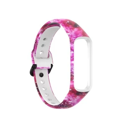 Afbeelding van Siliconen band met print Sterrenhemel Samsung Galaxy Watch Fit 2