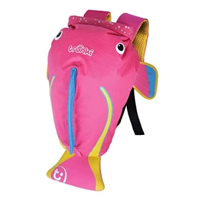 Image de Trunki Sac à Dos et de Sport Enfant Résistant l&#039;Eau PaddlePak Coral le Poisson Tropical (Rose)