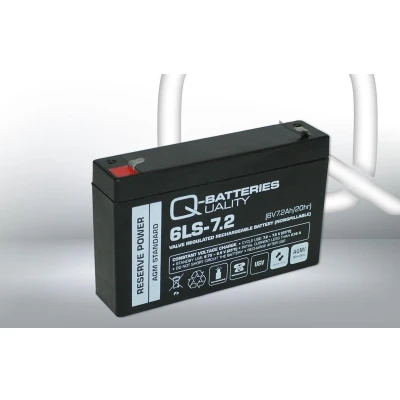 Afbeelding van Quality Batteries Q 6LS 7.2 LS 6V 7.2Ah AGM