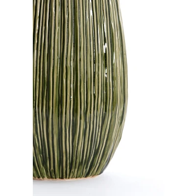 Afbeelding van Light &amp; Living Vaas KOPRA Ø24.5x52cm Groen