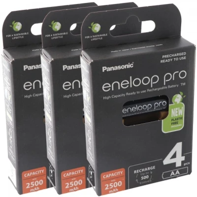 Afbeelding van Sanyo XX eneloop Technology HR 3UWX 2500mAh en AccuCell AkkuBox