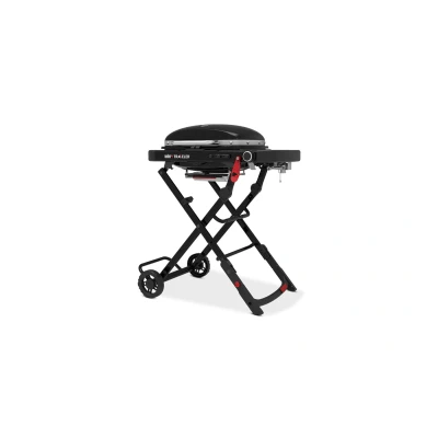 Afbeelding van Weber Traveler Compact Gasbarbecue Black Zwart Gas Bbq