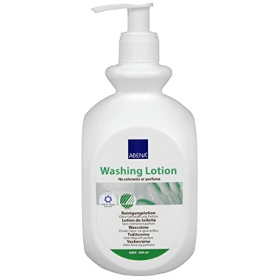 Afbeelding van ABENA Wascrème Ongeparfumeerd Wassen Zonder Water Milde Reinigende &amp; Effectieve Verwijdert Transpiratiezouten en Lichaamsgeuren 1x 500ml