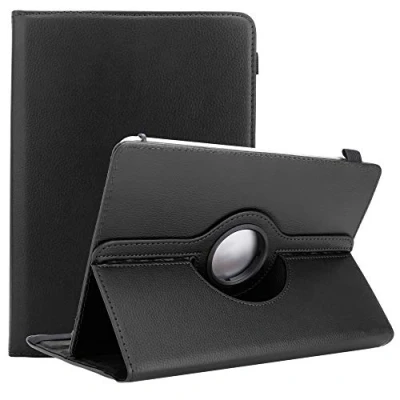 Afbeelding van Cadorabo Tablet Hoesje geschikt voor Lenovo Tab M10 (10.1 Zoll) TB X505F in ZWART 360 graden beschermhoes van imitatieleer met standfunctie en elastische band
