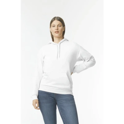 Afbeelding van Gildan Sweater met capuchon Midweight Softstyle GISF500 White