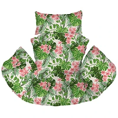 Afbeelding van Hangende hangmat stoelkussens, waterdichte stoelbekleding, voor terras, tuin, schommel, hangmand, zitkussen, heldere palm [114]