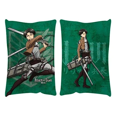 Afbeelding van POPbuddies Attack On Titan Levi 50 x 35 cm Kussen Groen