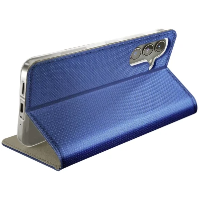 Afbeelding van Jaym, Folio hoesje Geschikt voor Samsung Galaxy S24 Plus magnetische standaardfunctie, Blauw