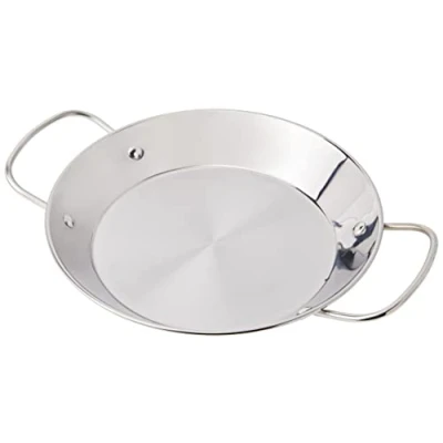 Afbeelding van IBILI Paella pan Premier, 28 cm, roestvrij staal, 2 porties, geschikt voor inductie