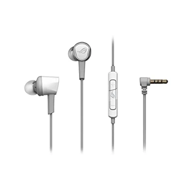 Image de ASUS ROG Cetra II Core Moonlight White Écouteurs avec micro intra auriculaire filaire jack 3,5mm blanc