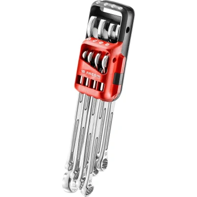 Afbeelding van FACOM 440XL.JP8PB extra lange combinatie moersleutelset met hoge koppel 8 19 mm in houder delig