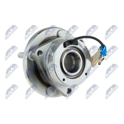 Afbeelding van NTY KLP DW 085 Wiellagerset Vooras, Vooras links, rechts, Achteras Met wielnaaf, ingebouwde ABS sensor CHEVROLET: Epica Saloon