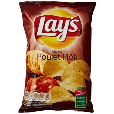 Image de Lay&#039;s Chips Saveur Poulet Rôti le sachet de 45 g