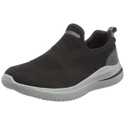 Afbeelding van Skechers Delson 3.0 Sneakers voor heren, zwart.
