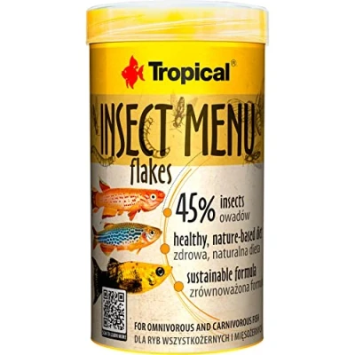 Afbeelding van Tropical Insect Menu Vlokken Vlokvoer 250ml Aquarium Visvoer